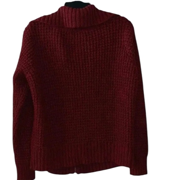 St. John's Bay Red Cable Knit Sweater - Picture 2 of 3